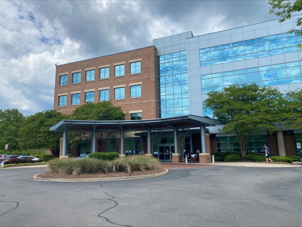 Exterior front entrance at Airrosti West End