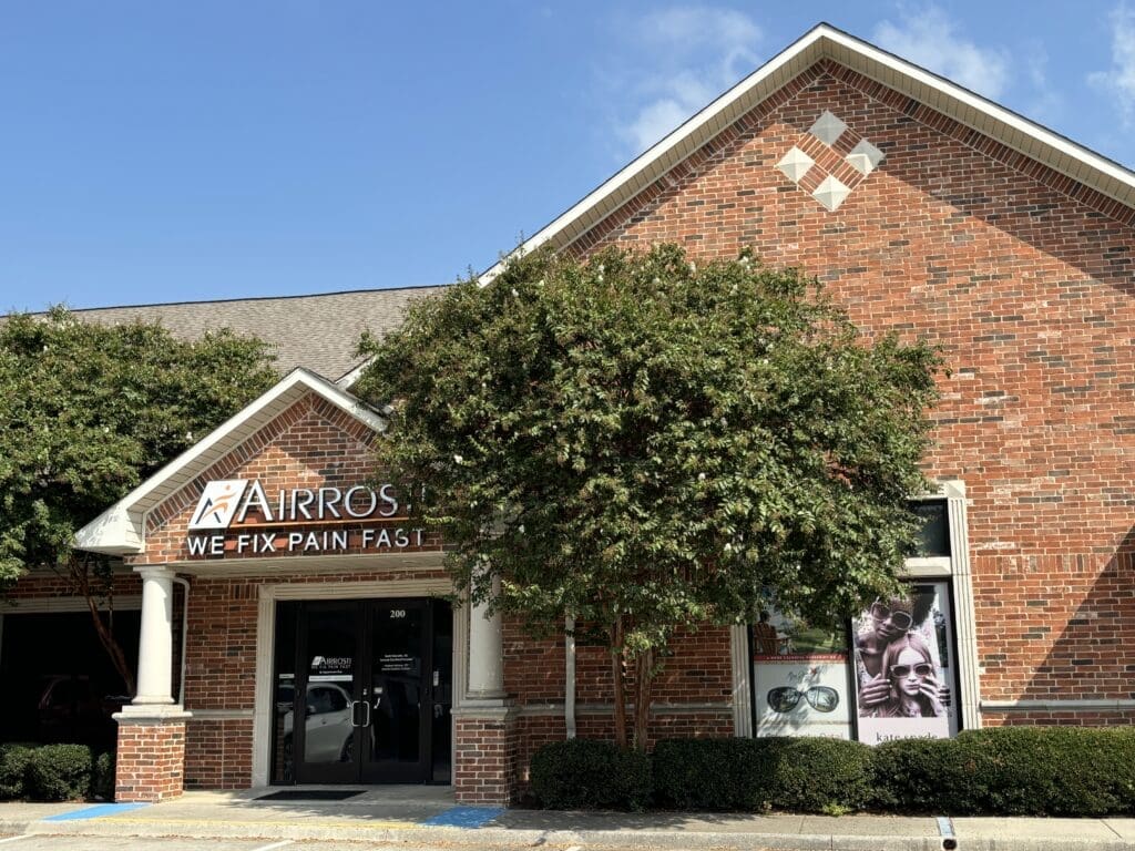 View of exterior entrance at Airrosti McKinney.