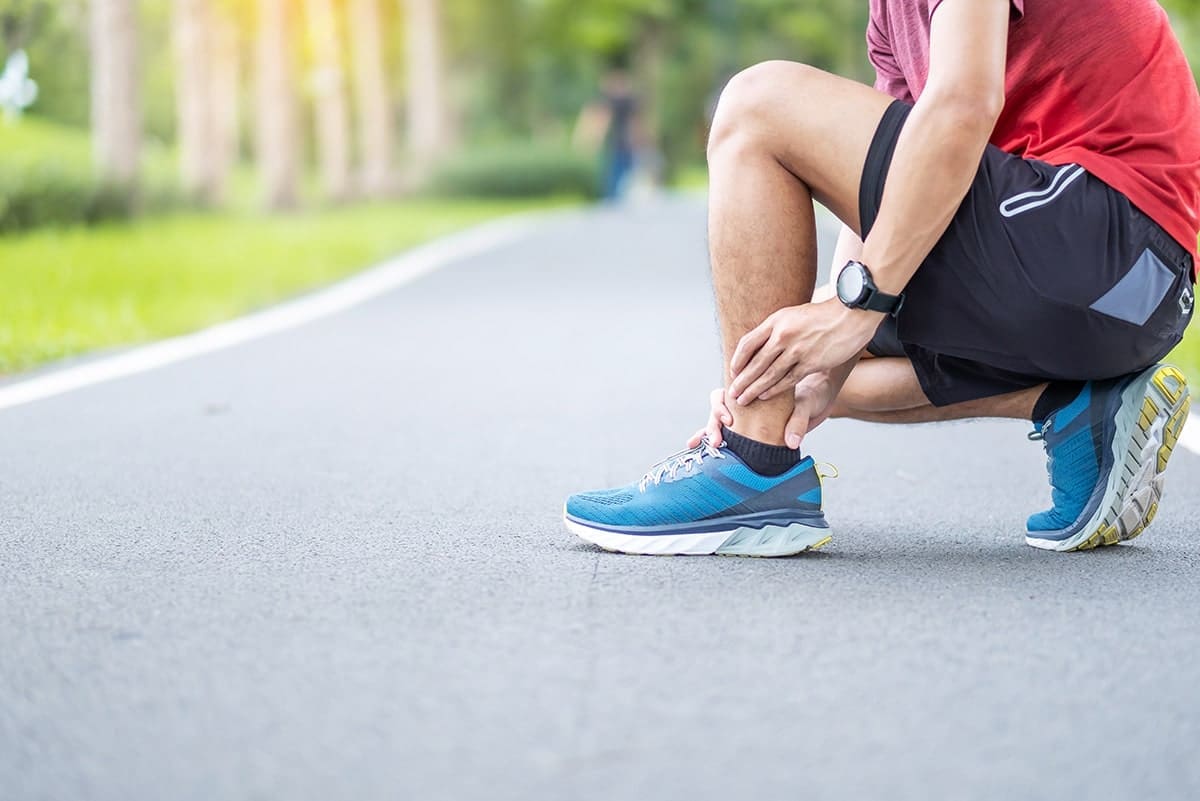 Runner with Achilles pain